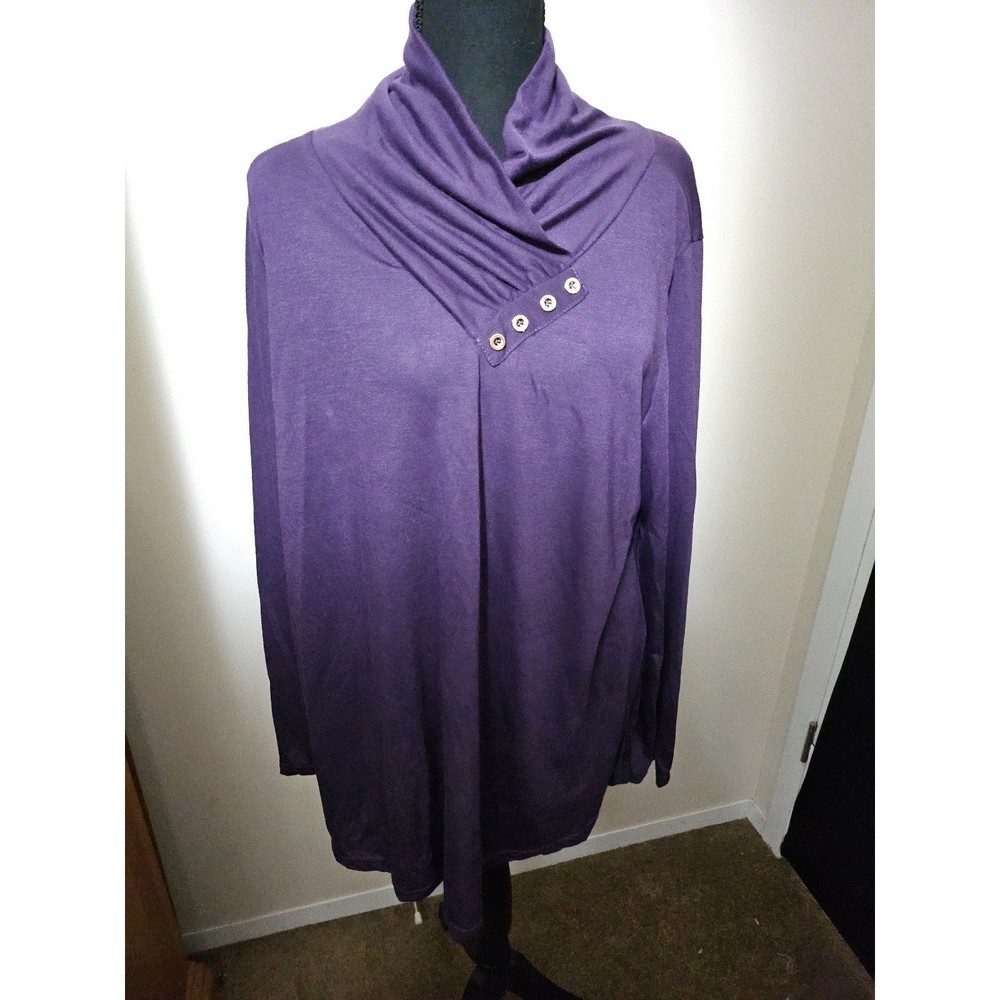 womens blouses size 4Xl unbranded purple #63